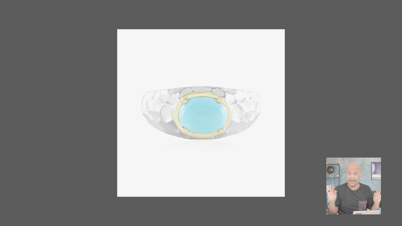 Video Bracciale in argento con Turchese Ramato Blu Mohave (Faszination Türkis)