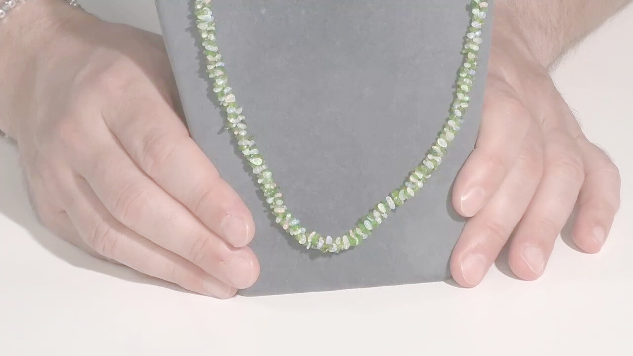 Video Orecchini in argento con Topazio Bianco