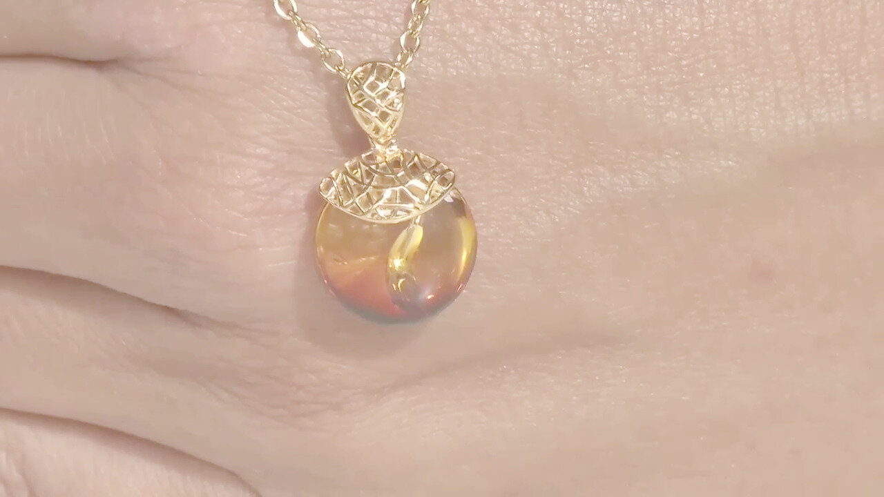 Video Ciondolo in oro con Diamante SI1 (G) (Annette)