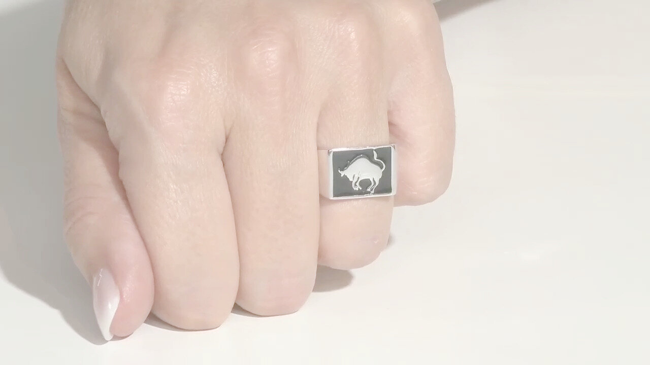 Video Anello in argento con Sfene