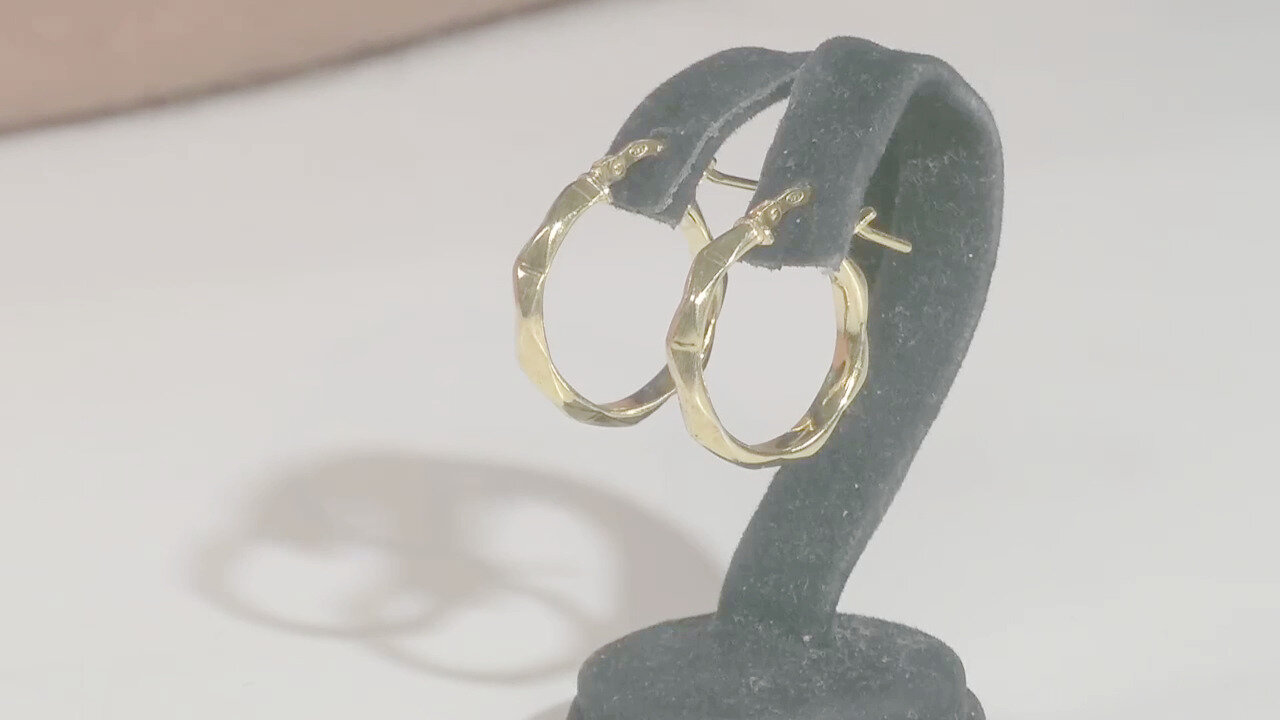 Video Orecchini in oro con Diamante SI1 (G) (Annette)