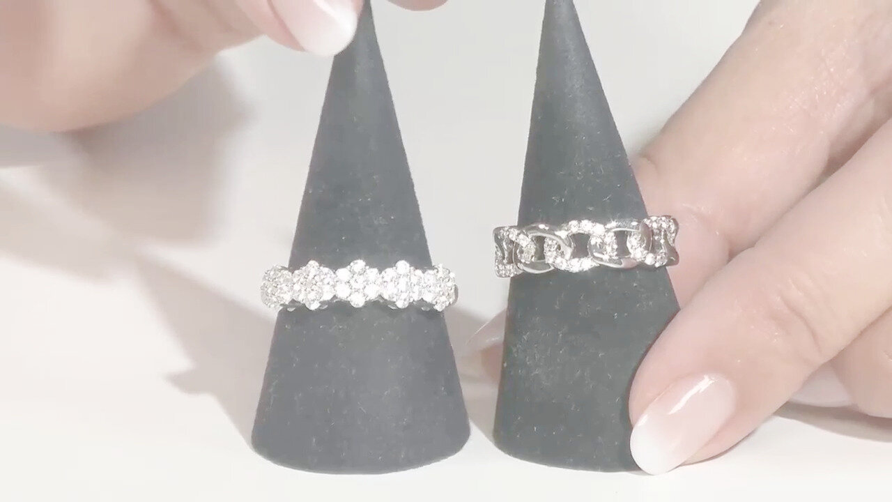 Video Collana in argento con Grandidierite (Riya)