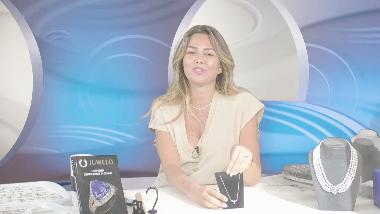 Video Ciondolo in oro con Diamante VVS1 (G) (Annette)