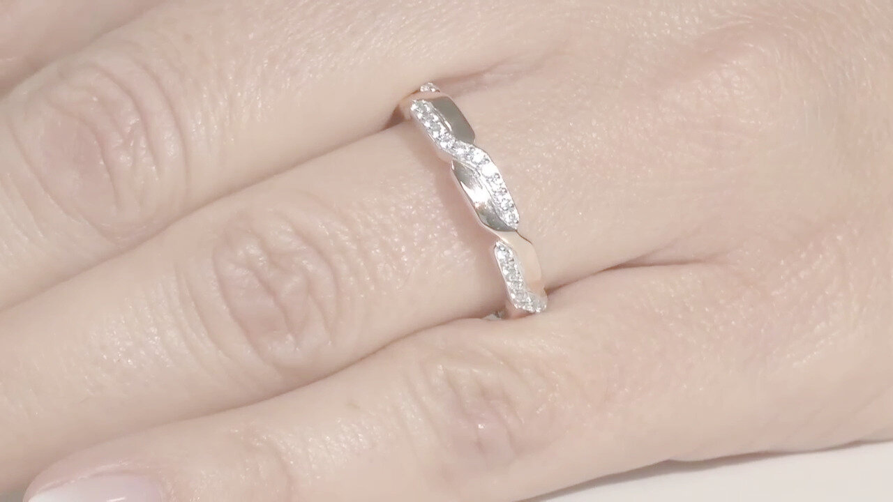 Video Ciondolo in oro con Diamante Rose de France SI1 di Argyle (Annette)