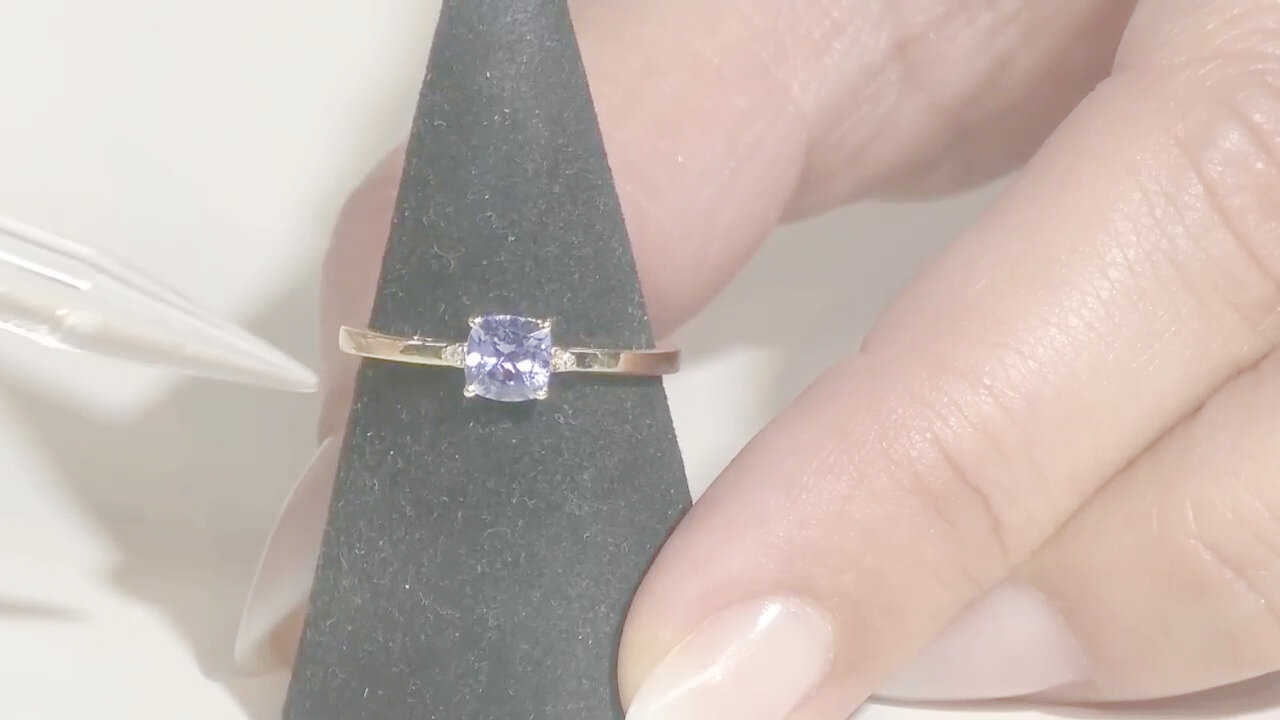 Video Anello in oro con Diamante VVS1 (G) (Annette)