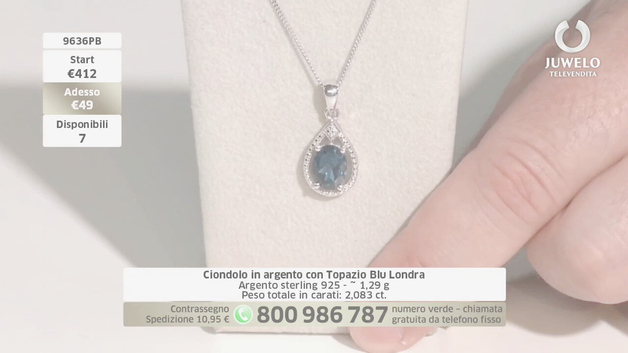 Video Ciondolo in argento con Madreperla (MONOSONO COLLECTION)