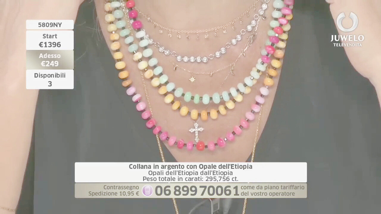 Video Collana in oro con Diamante Fancy SI2 (CIRARI)