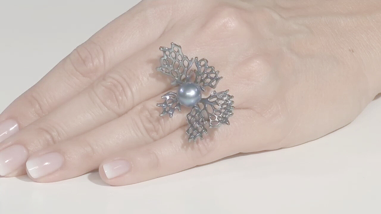 Video Orecchini in argento con Diopside Russo