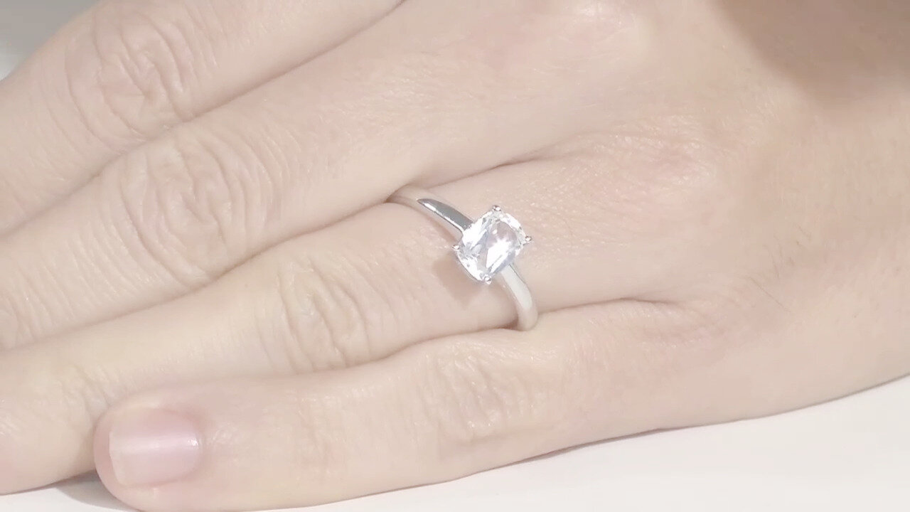 Video Anello in oro con Diamante VVS1 (G) (Annette)