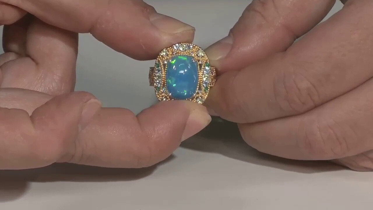 Video Anello in oro con Diamante SI1 (G) (Annette)