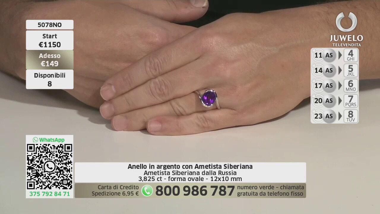 Video Collana in oro con Tanzanite AAA (CIRARI)