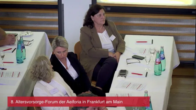 Das 8. Altersvorsorge-Forum der Aeiforia in Frankfurt/Main