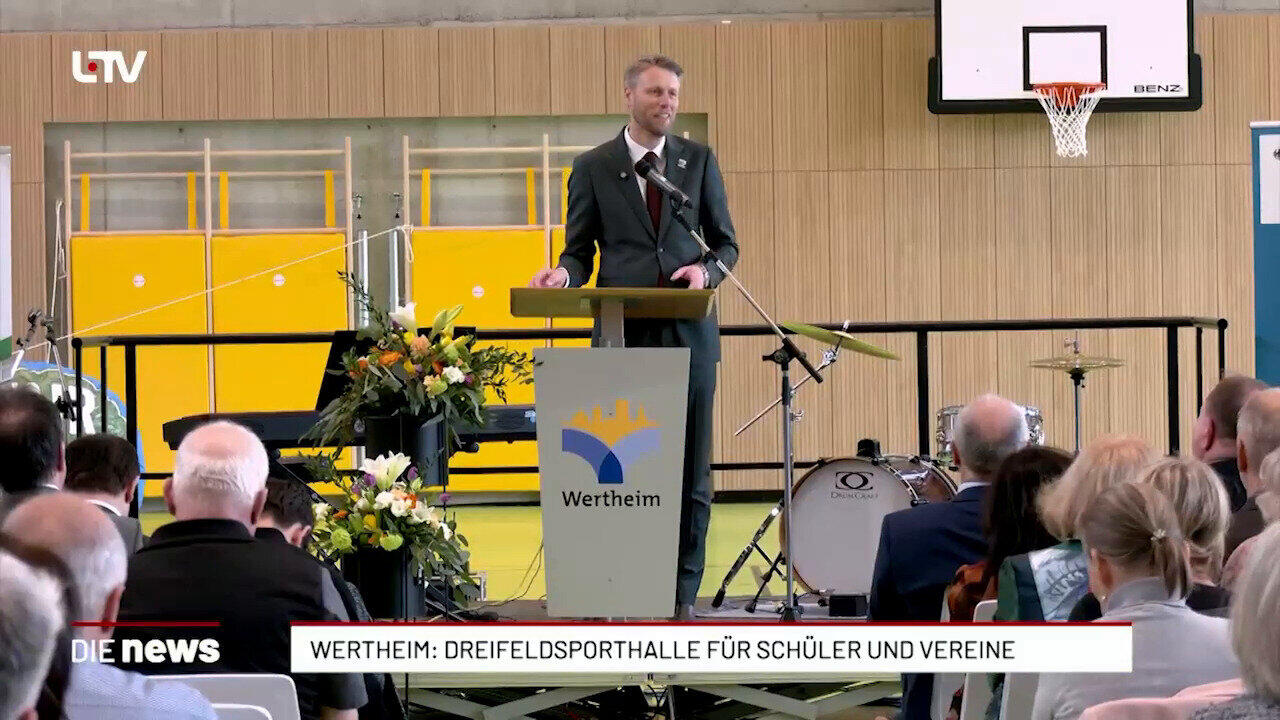 Wertheim: Dreifeldsporthalle für Schüler und Vereine 