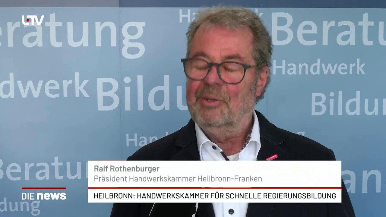 Heilbronn: Handwerkskammer für schnelle Regierungsbildung