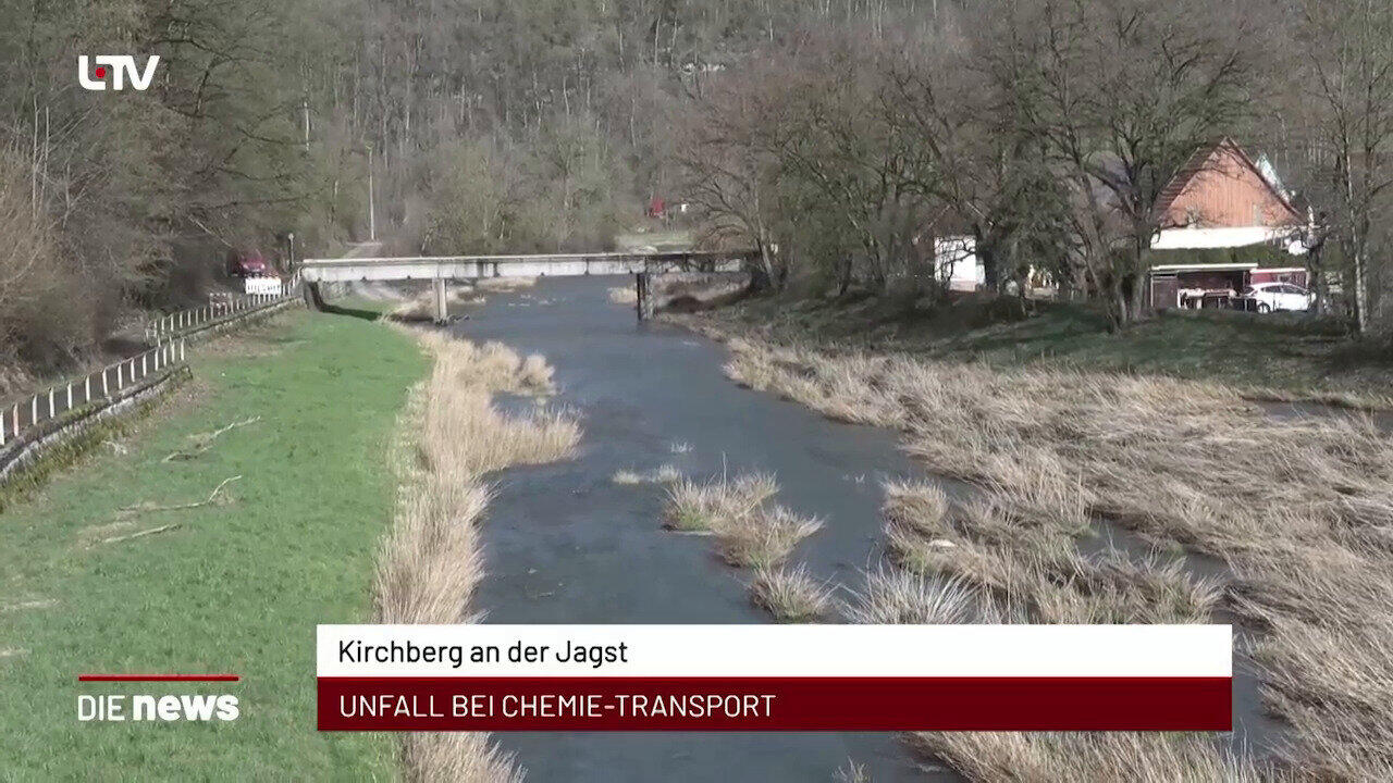 Newsblock: Kirchberg an der Jagst: Unfall bei Chemie-Transport +++ Crailsheim: Gartenschau 2031 abgesagt +++ Heilbronn: 