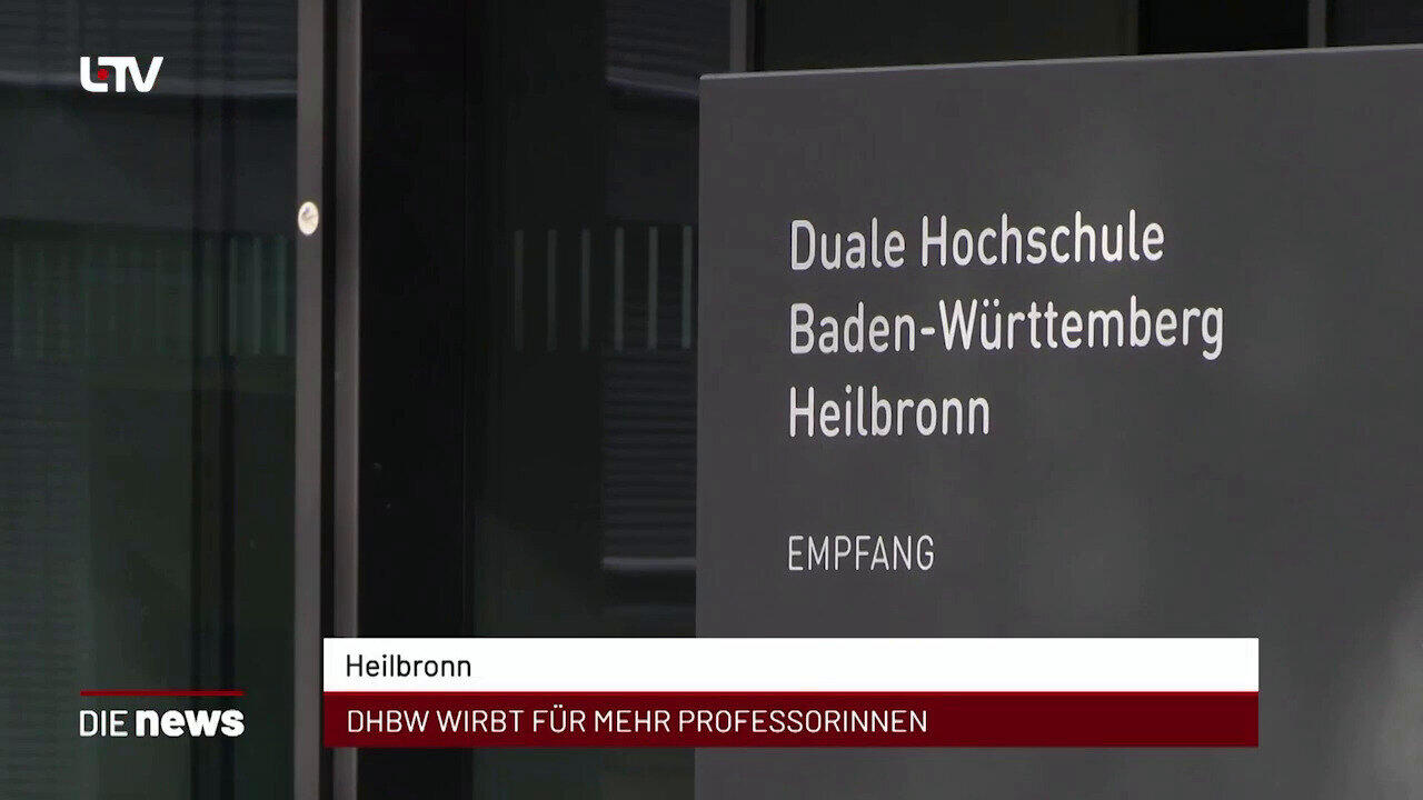 Newsblock: Heilbronn: DHBW wirbt für mehr Professorinnen +++ Wertheim: "Freiräume" gegen den Leerstand +++ Neckarsulm: S