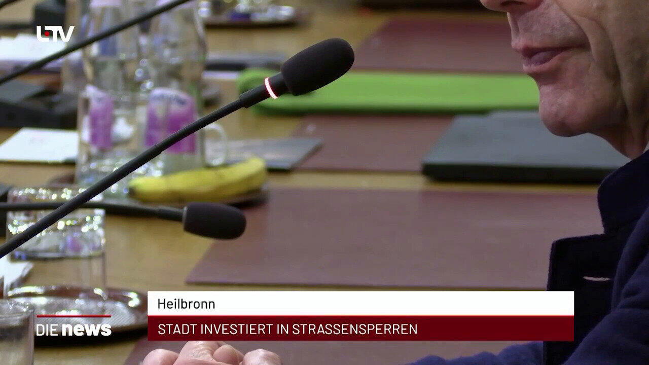 Newsblock: Heilbronn: Stadt investiert in Strassensperren +++ Heilbronn-Franken: Arbeitsmarkt bleibt angespannt +++ Taub