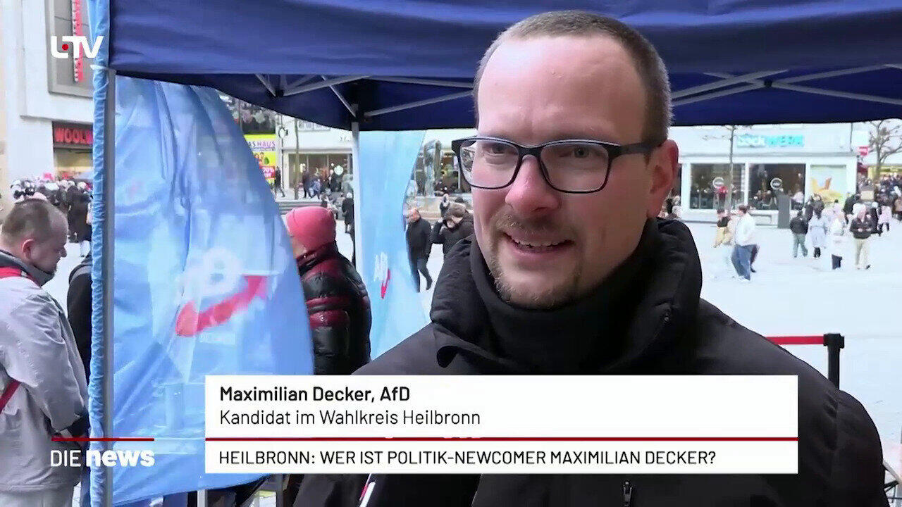 Heilbronn: Wer ist Politik-Newcomer Maximilian Decker?