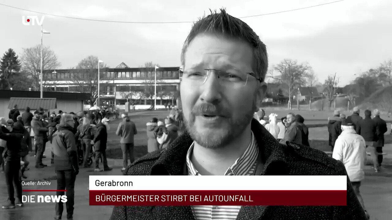 Newsblock: Gerabronn: Bürgermeister stirbt bei Autounfall +++ Eppingen: Glasfaserausbau geht weiter +++ Heilbronn: Fasch