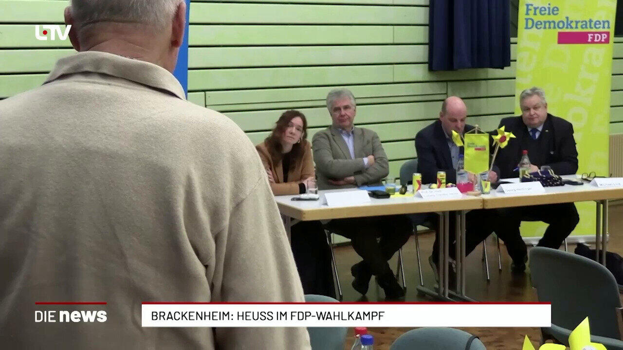 Brackenheim: Heuss im FDP-Wahlkampf