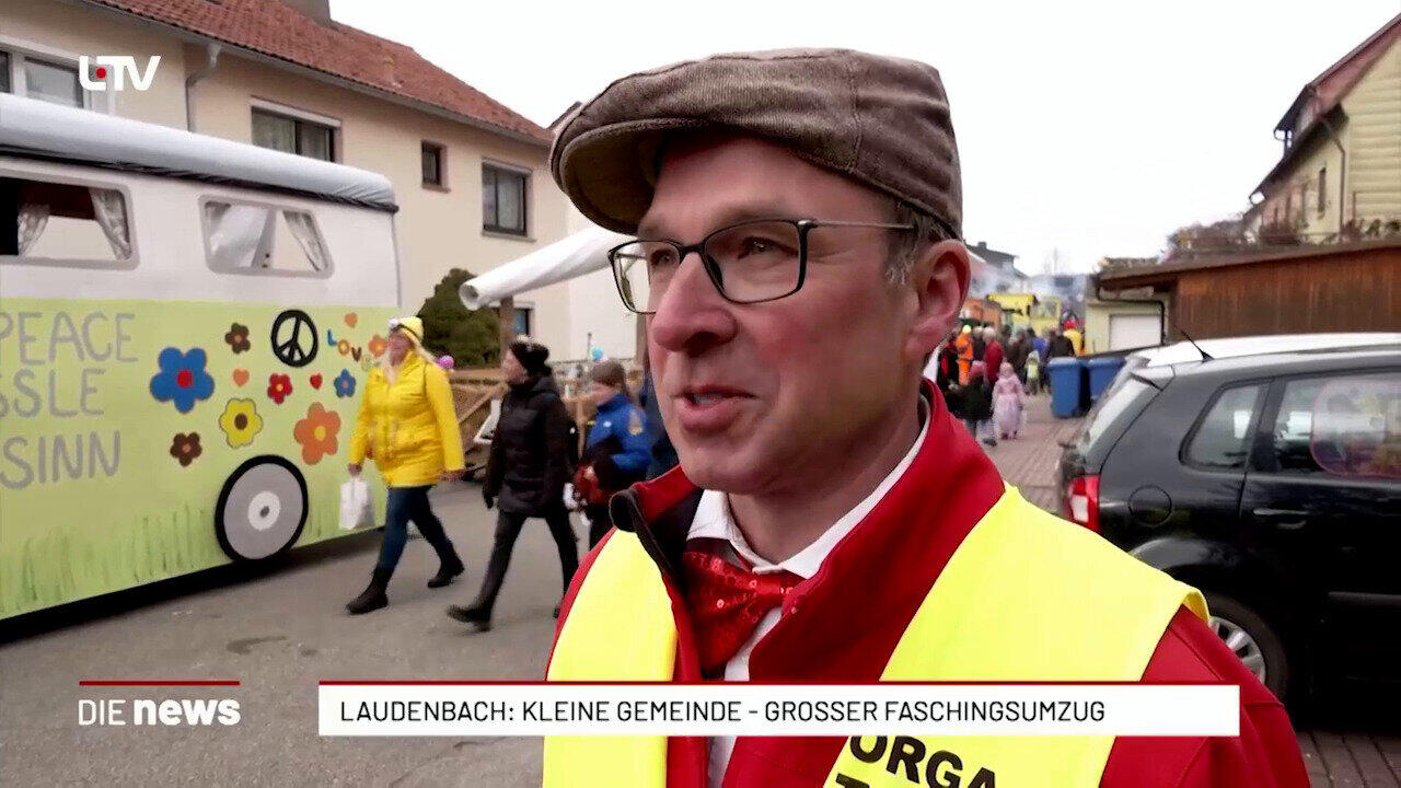 Laudenbach: kleine Gemeinde - grosser Faschingsumzug