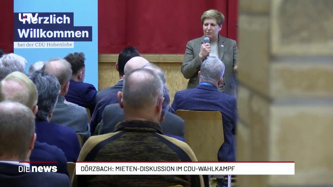 Dörzbach: Mieten-Diskussion im CDU-Wahlkampf