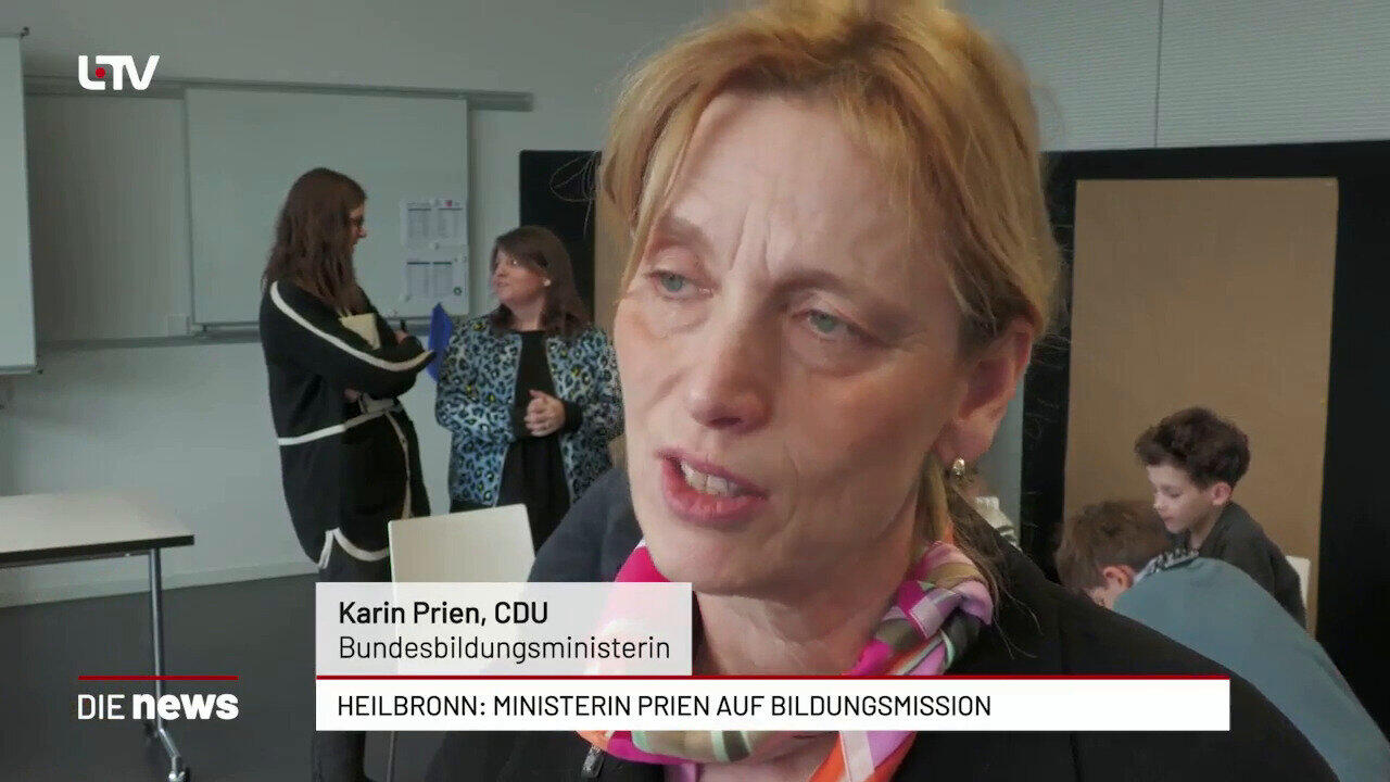 Heilbronn: Ministerin Prien auf Bildungsmission