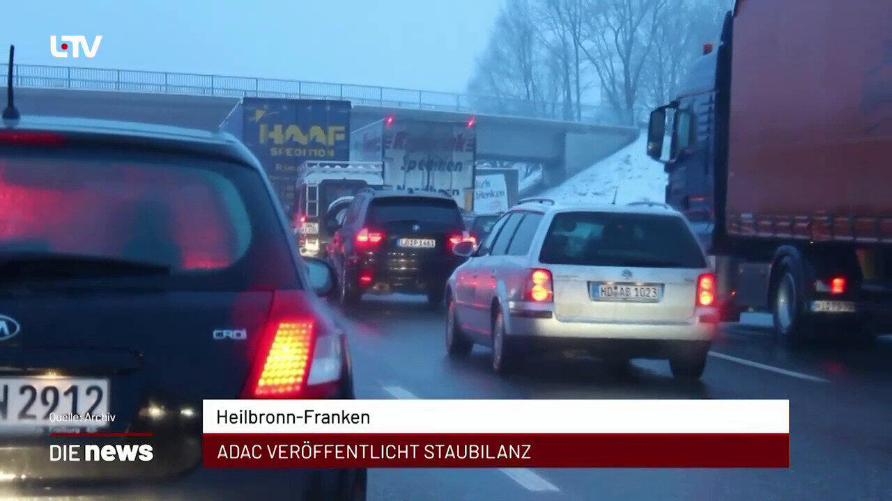 Newsblock: Heilbronn-Franken: ADAC veröffentlicht Staubilanz +++ Heilbronn: 14 Millionen Euro aus der Städtebauf