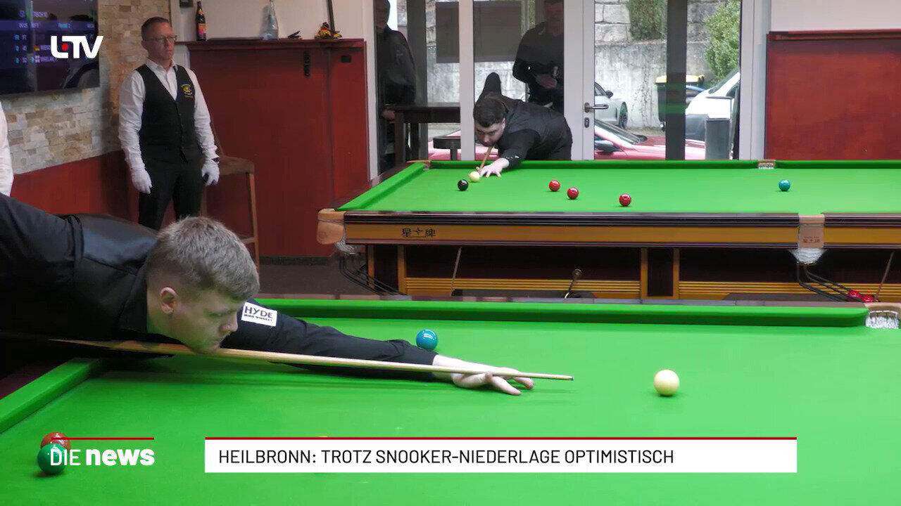 Heilbronn: Trotz Snooker-Niederlage optimistisch