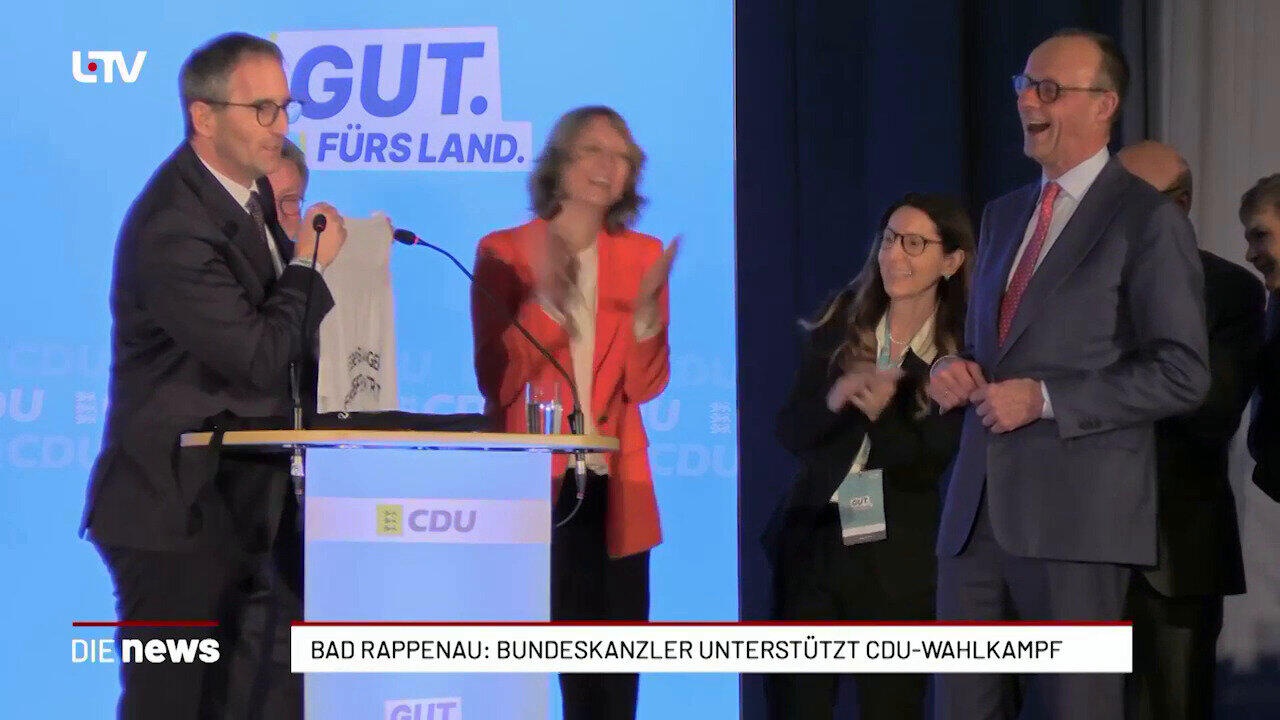 Bad Rappenau: Bundeskanzler unterstützt CDU-Wahlkampf