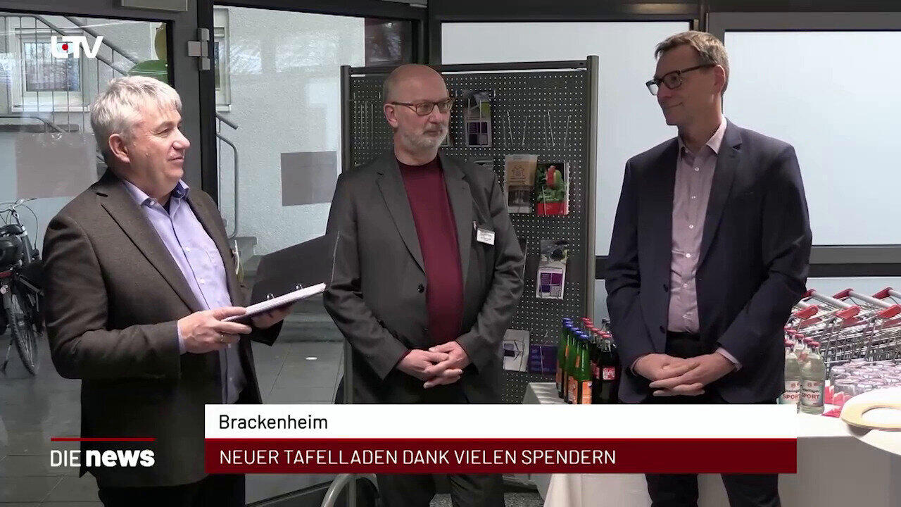 Newsblock: Brackenheim: Neuer Tafelladen dank vielen Spendern +++ Crailsheim: Jugendgemeinderat feiert 25-Jahre +++ Heil