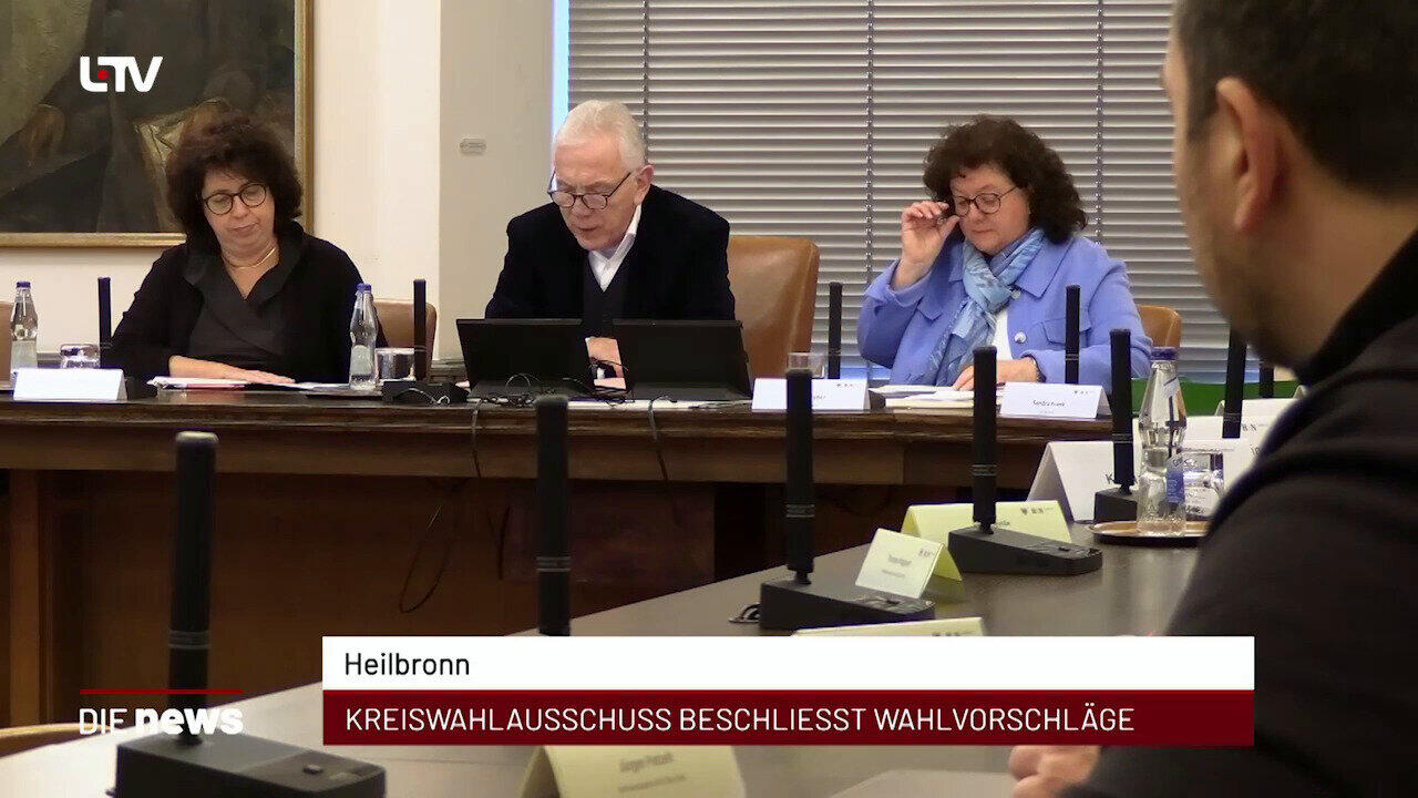 Newsblock: Heilbronn: Kreiswahlausschuss beschließt Wahlvorschläge +++ Neckarsulm: Protest gegen Stellenstreichung +++  