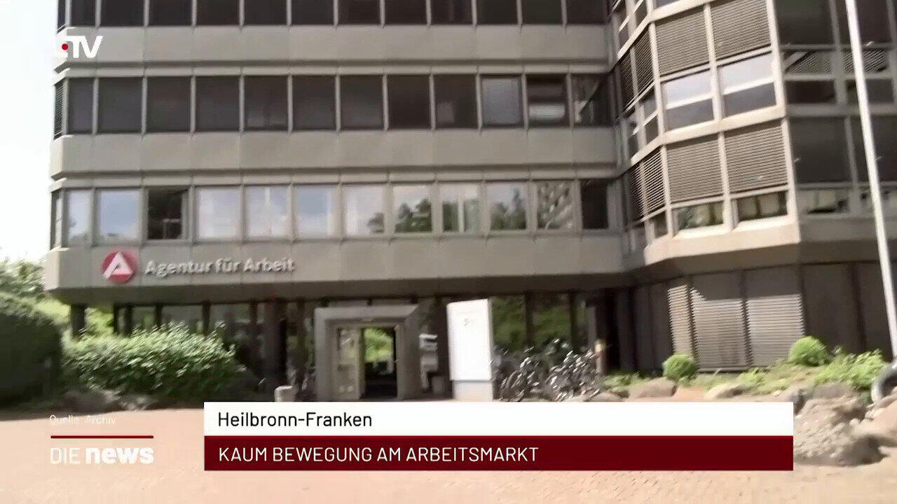 Newsblock: Heilbronn-Franken: Kaum Bewegung am Arbeitsmarkt +++ Heilbronn-Franken: Online-Befragung zur Verkehrsentwickl