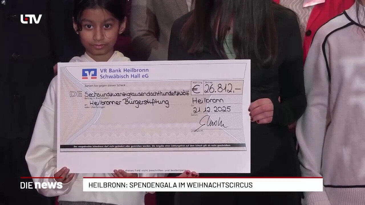 Heilbronn: Spendengala im Weihnachtscircus