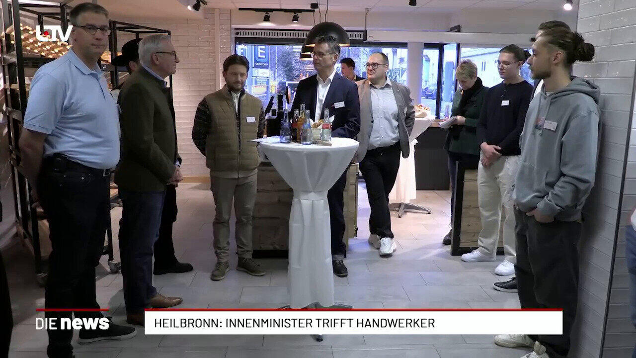 Heilbronn: Innenminister trifft Handwerker