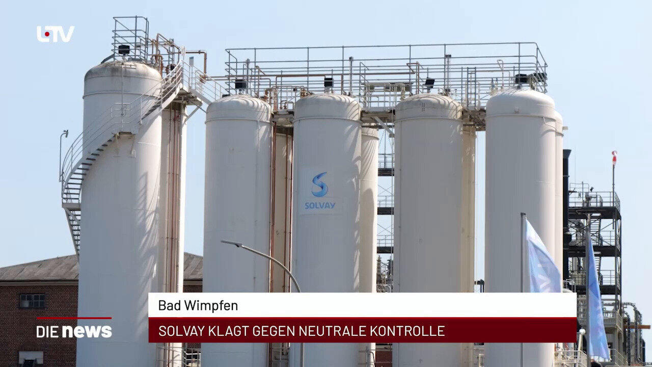 Newsblock: Bad Wimpfen: Solvay klagt gegen neutrale Kontrolle +++ Neckarsulm: Ehrenamtliche mit Stadtpreis ausgezeichnet