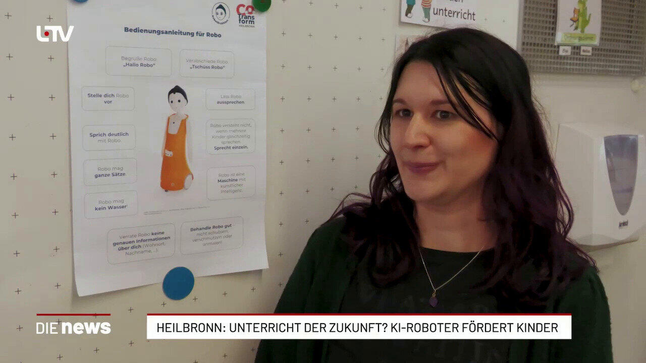 Heilbronn: Unterricht der Zukunft? KI-Roboter fördert Kinder