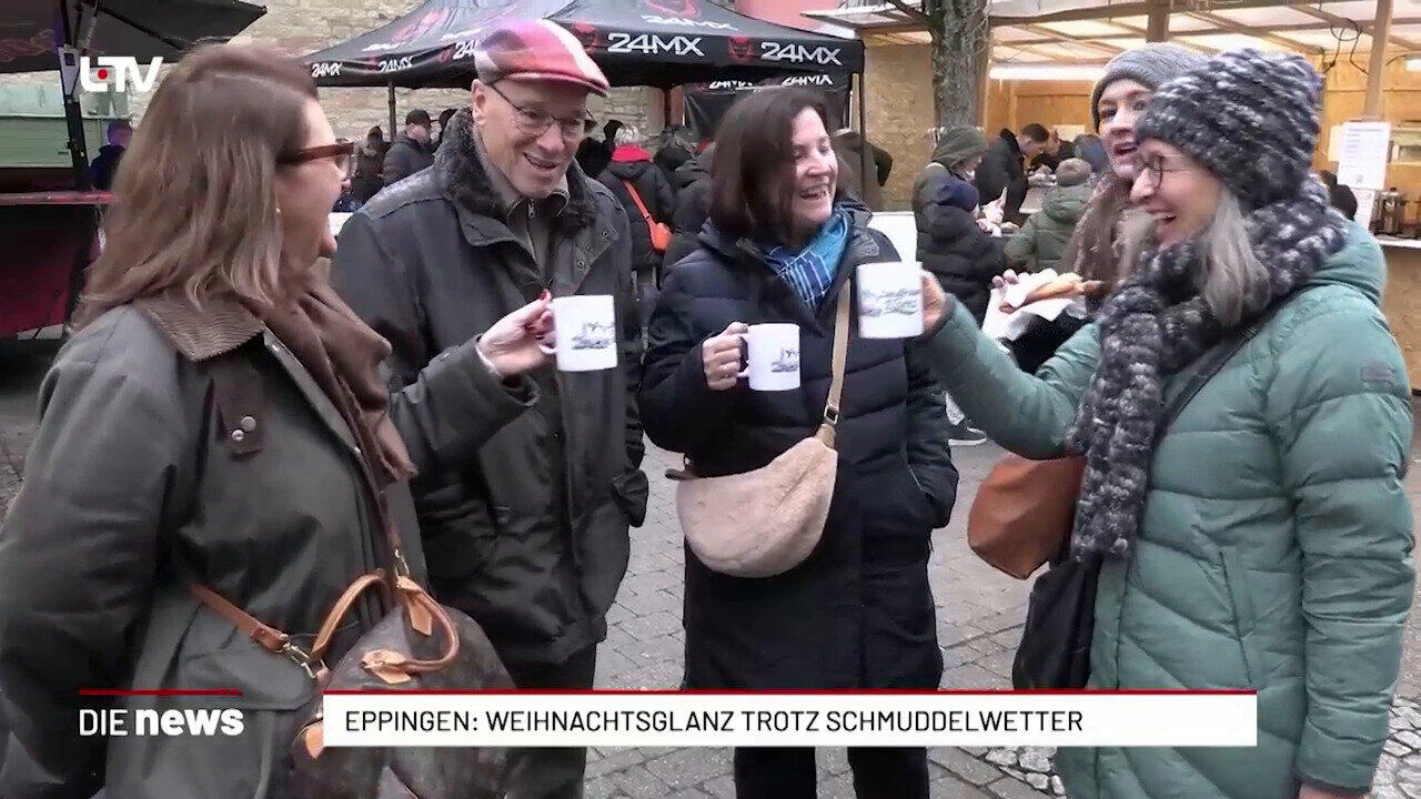 Eppingen: Weihnachtsglanz trotz Schmuddelwetter