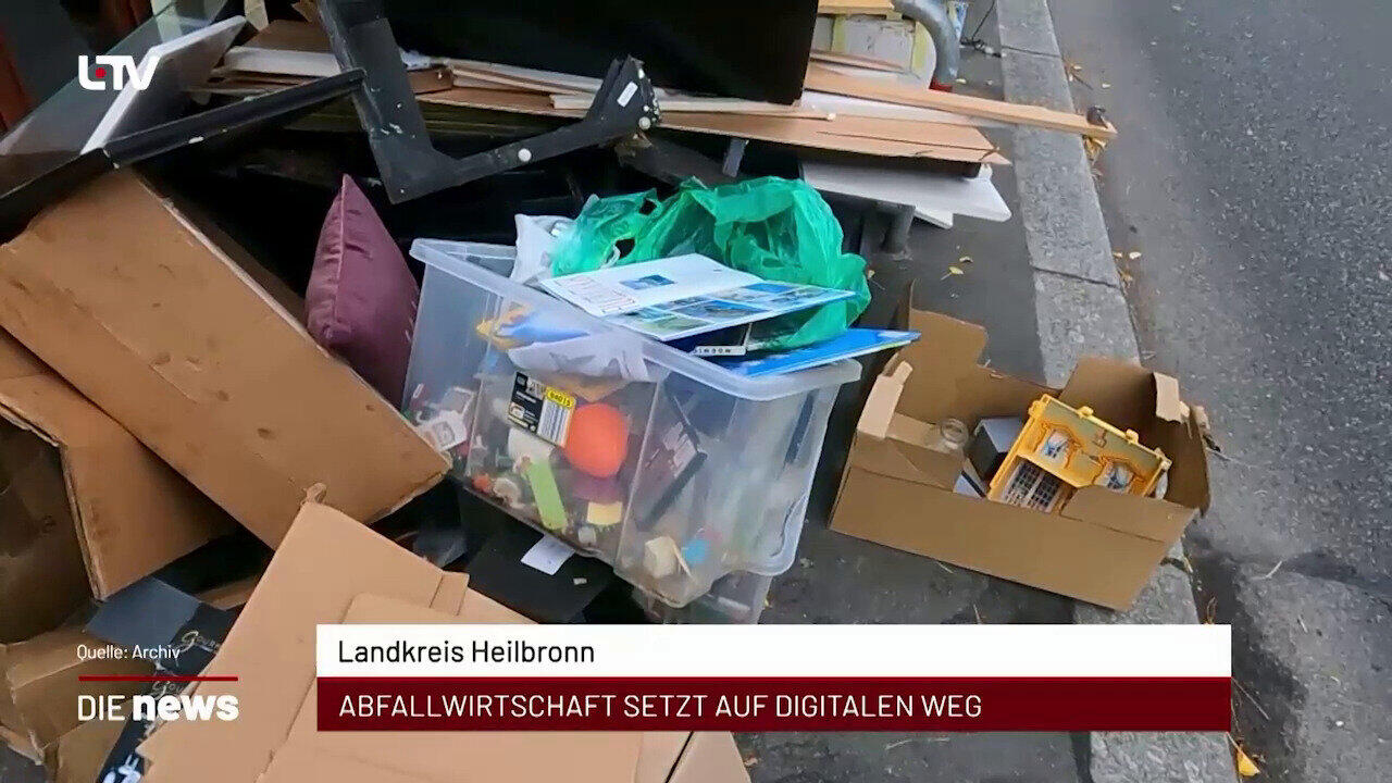 Newsblock: Landkreis Heilbronn: Abfallwirtschaft setzt auf digitalen Weg +++ Neckarsulm: Adventskalender für Zweirad-Fan