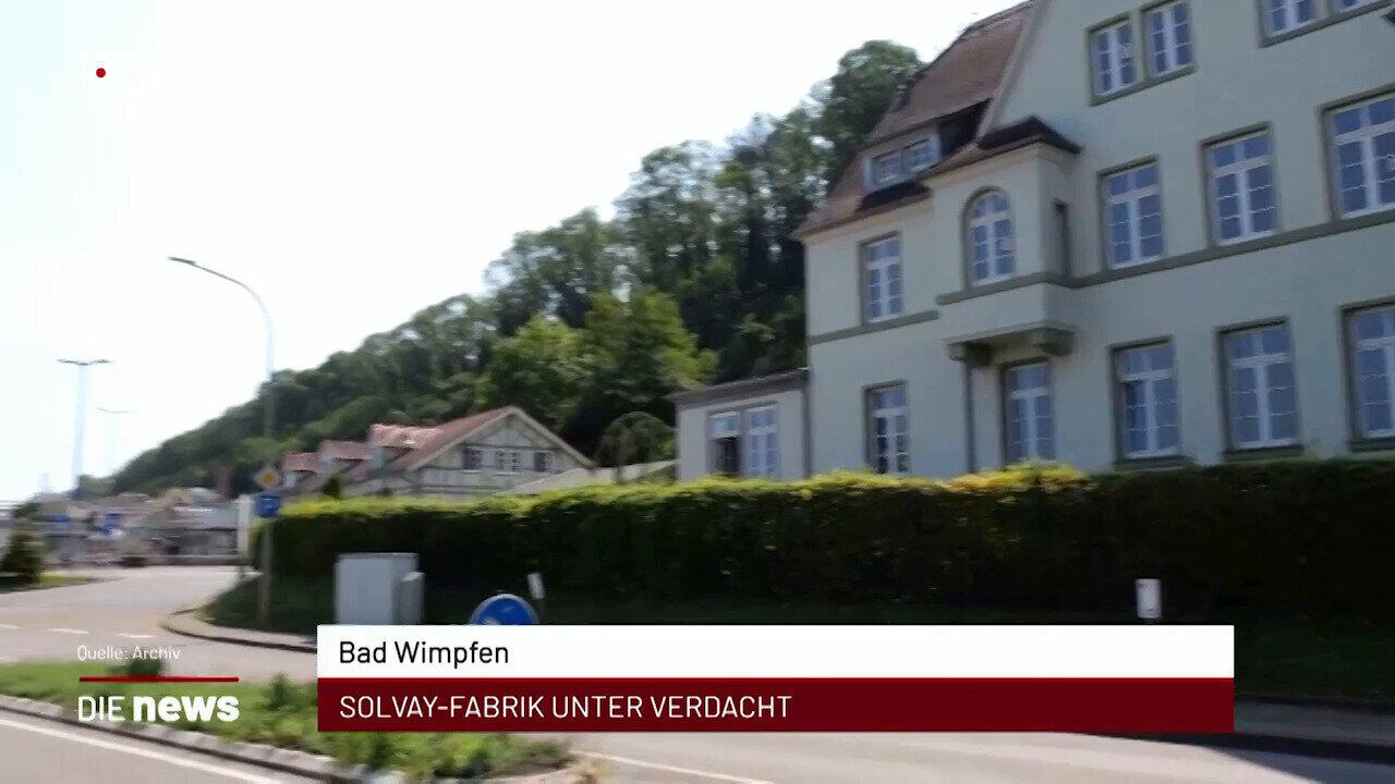 Newsblock: Bad Wimpfen: Solvay-Fabrik unter Verdacht +++ Heilbronn: Mahnung zum Jahrestag der Bombardierung +++ Weinsber