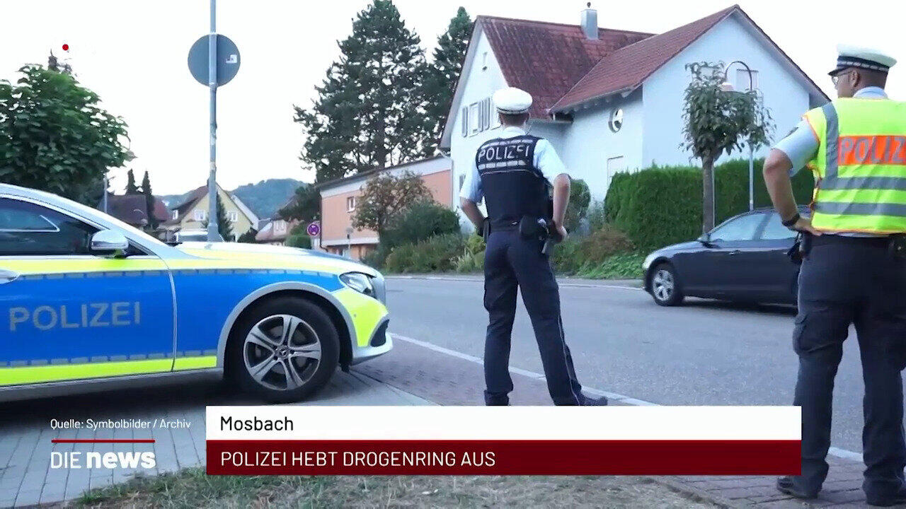 Newsblock: Mosbach: Polizei hebt Drogenring aus +++ Heilbronn: Luftkrieg-Gedenken im Stadtarchiv +++ Eppingen: "Kraichga
