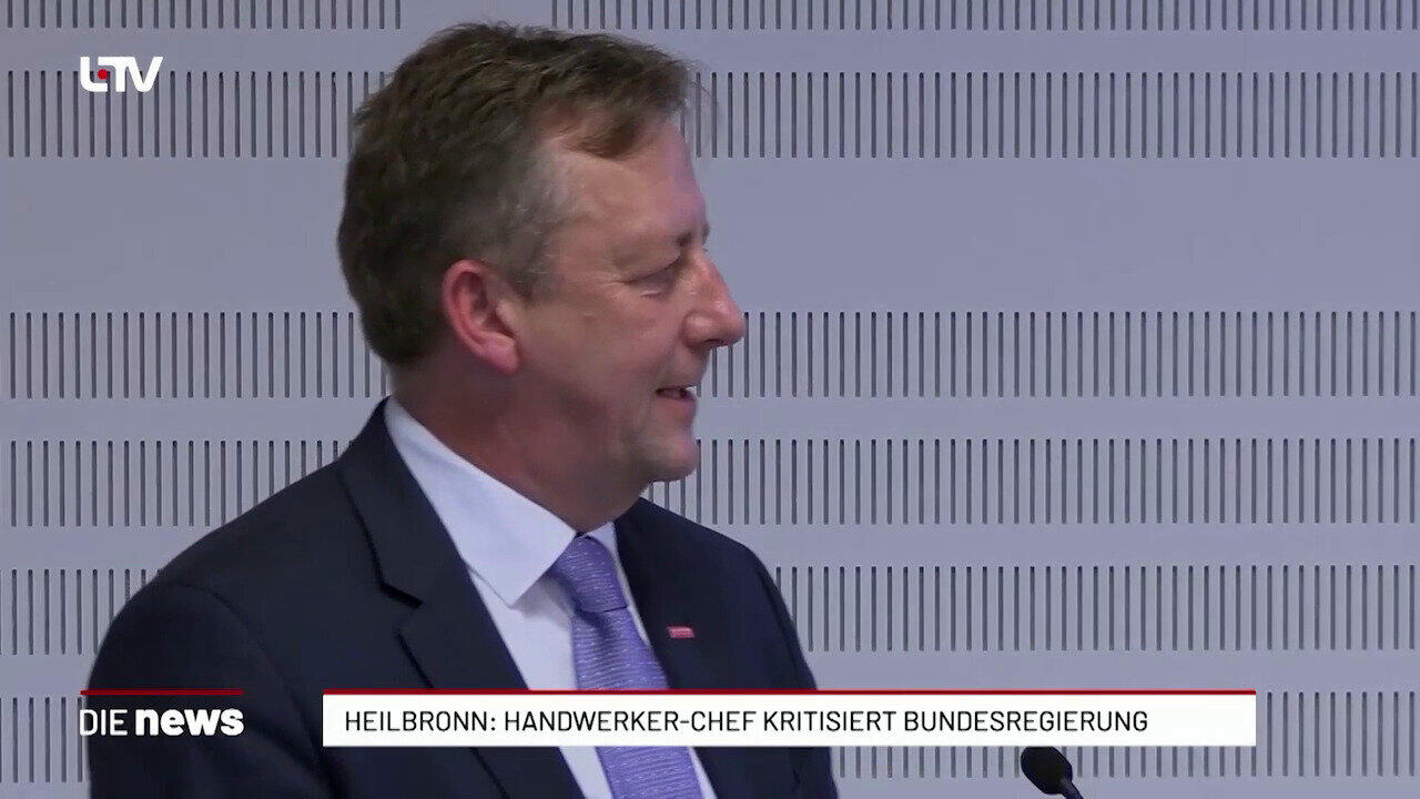 Heilbronn: Handwerker-Chef kritisiert Bundesregierung