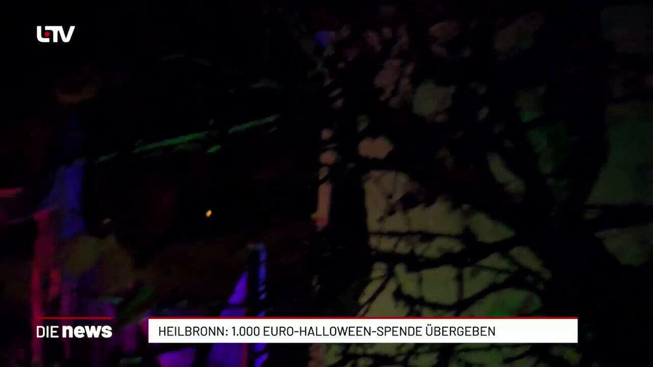 Heilbronn: 1.000 Euro-Halloween-Spende übergeben