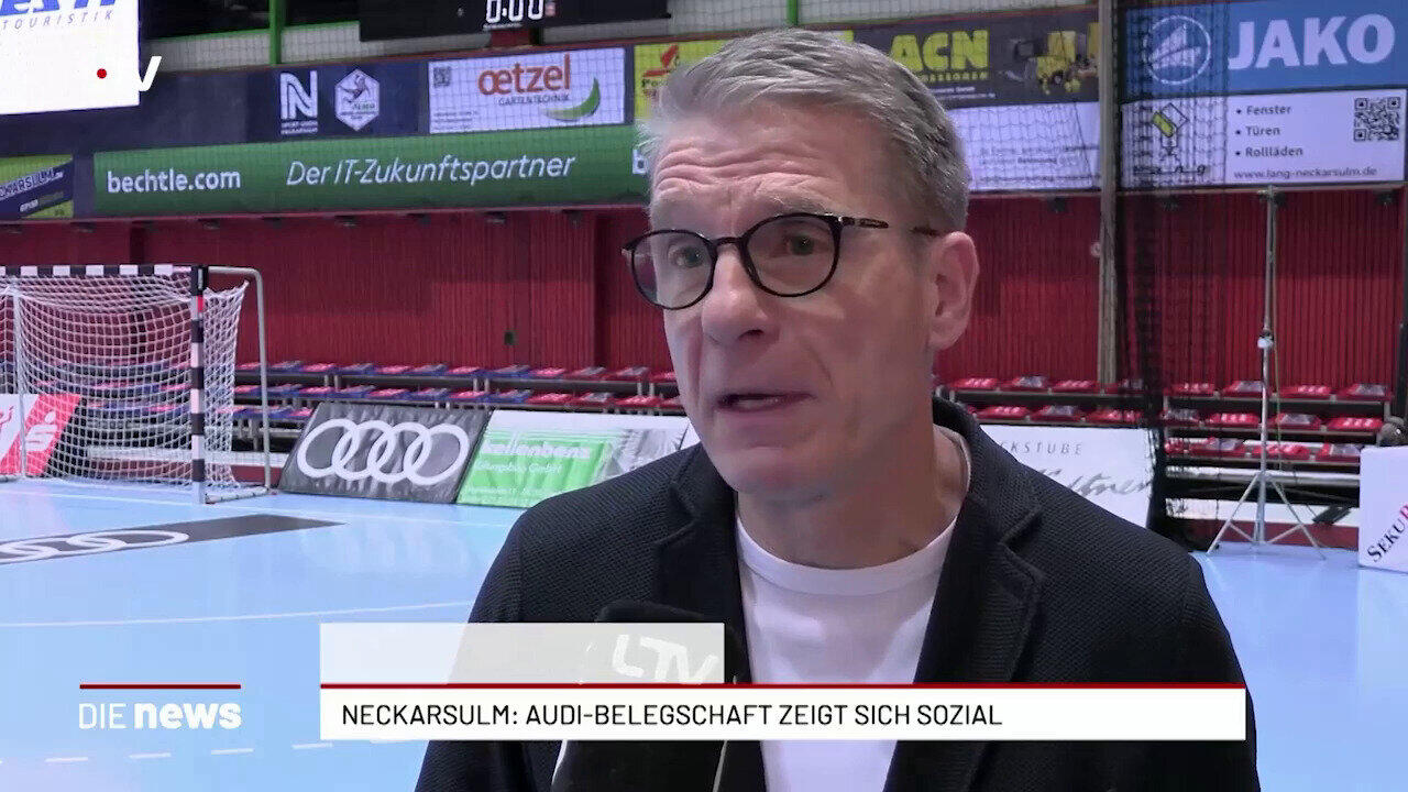 Neckarsulm: Audi-Belegschaft zeigt sich sozial
