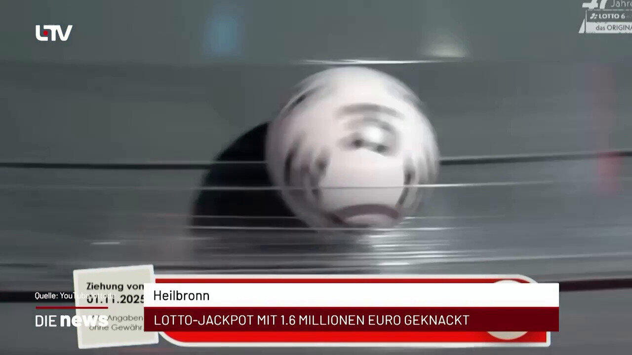 Newsblock: Heilbronn: 1.6 Millionen Euro Jackpot geknackt +++ 60 Jahre Treffen der Siebenbürgener +++ Weinsberg: Großer 