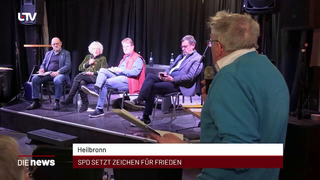 Newsblock: Heilbronn: SPD setzt Zeichen für Frieden +++ Heilbronn: Finissage für Elfriede Lohse-Wächtler +++ Neckarsulm: