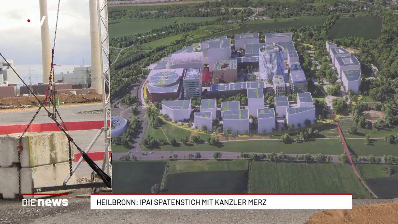 Heilbronn: IPAI Spatenstich mit Kanzler Merz