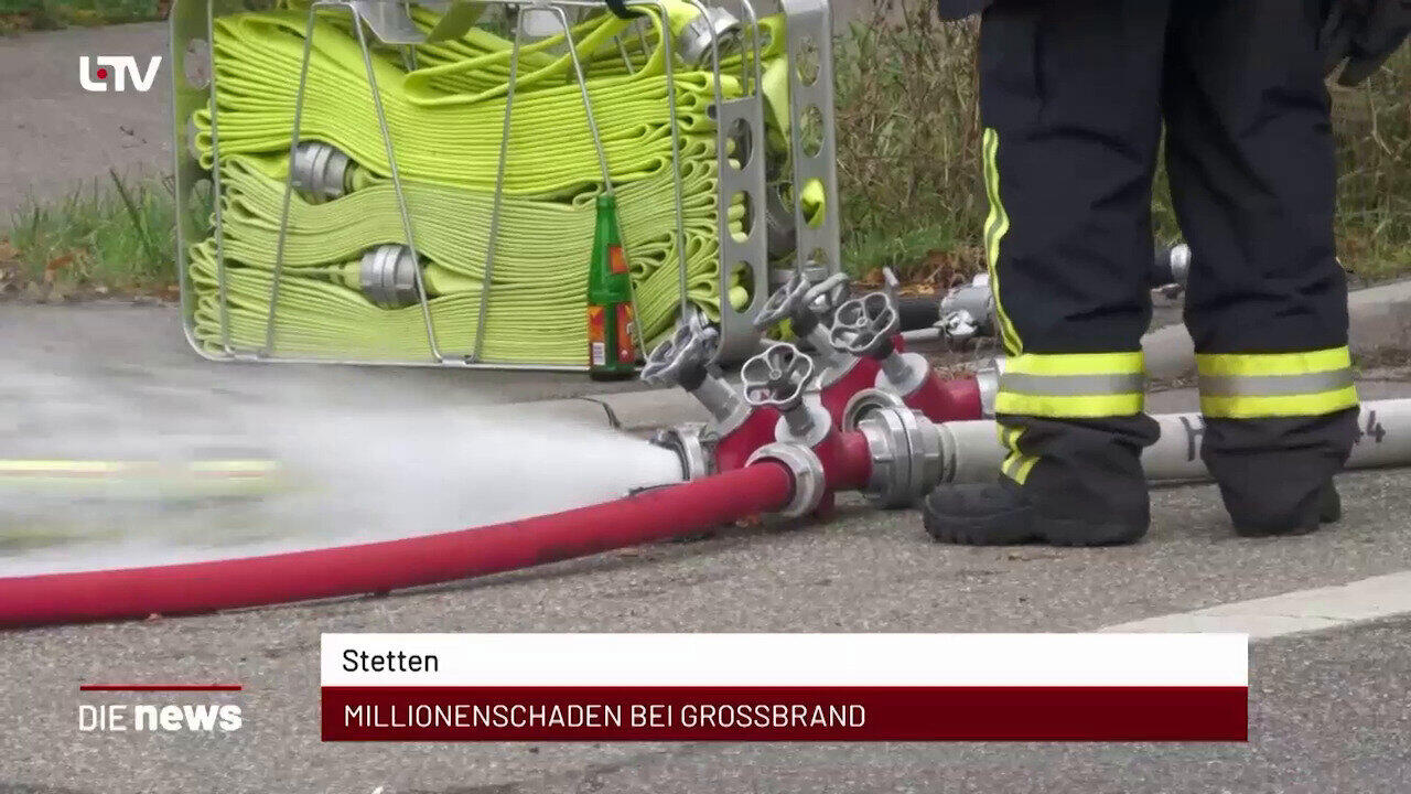 Newsblock: Stetten: Millionenschaden bei Großbrand +++ Heilbronn: Geld für Neckarschleusen-Ausbau gefordert +++ Eppingen