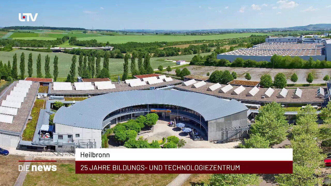 Newsblock: Niederstetten: Heilbronn: 25 Jahre Bildungs- und Technologiezentrum +++ Niederstetten: Gutachter nennt Brandu