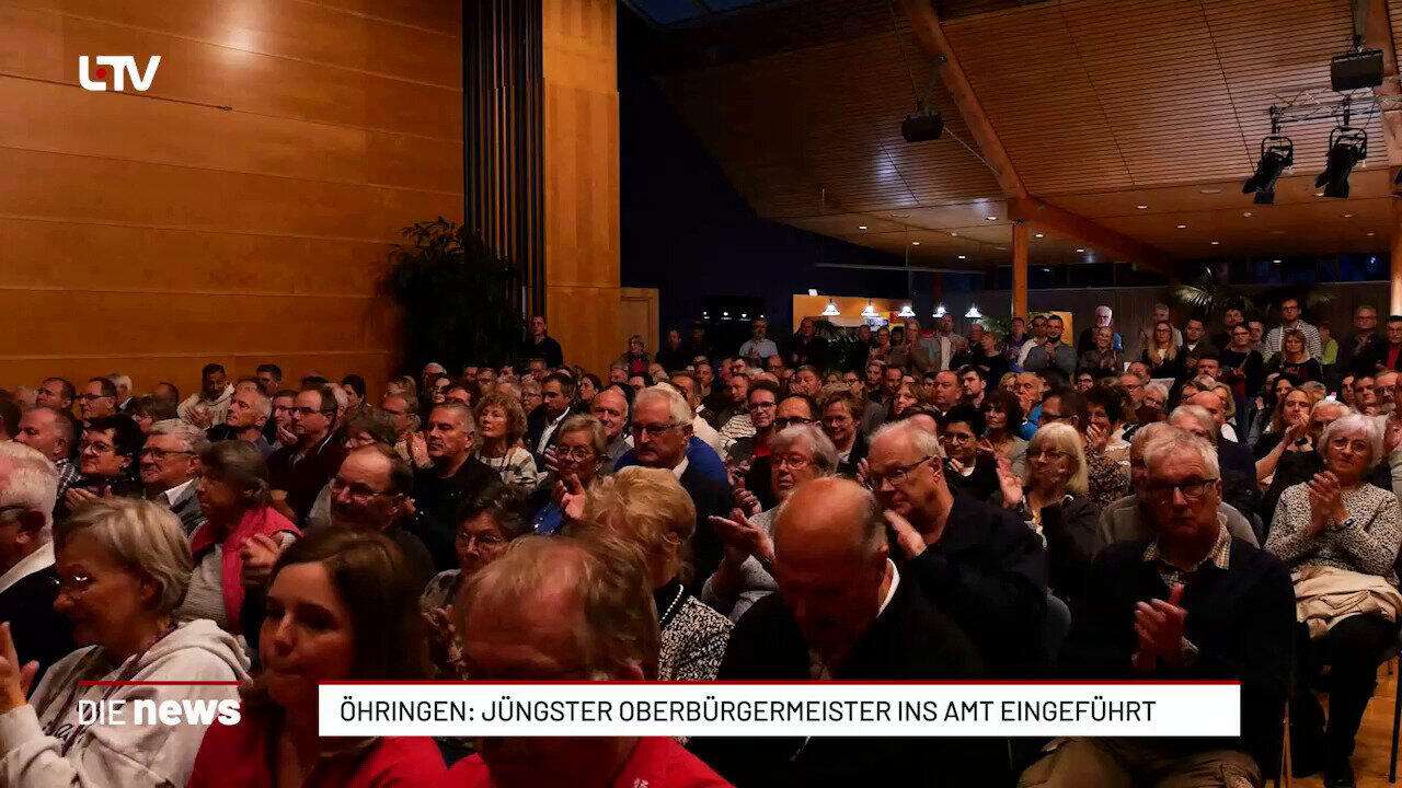 Öhringen: Jüngster Oberbürgermeister ins Amt eingeführt